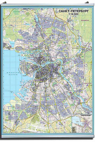 Карта СПб на подвесах
